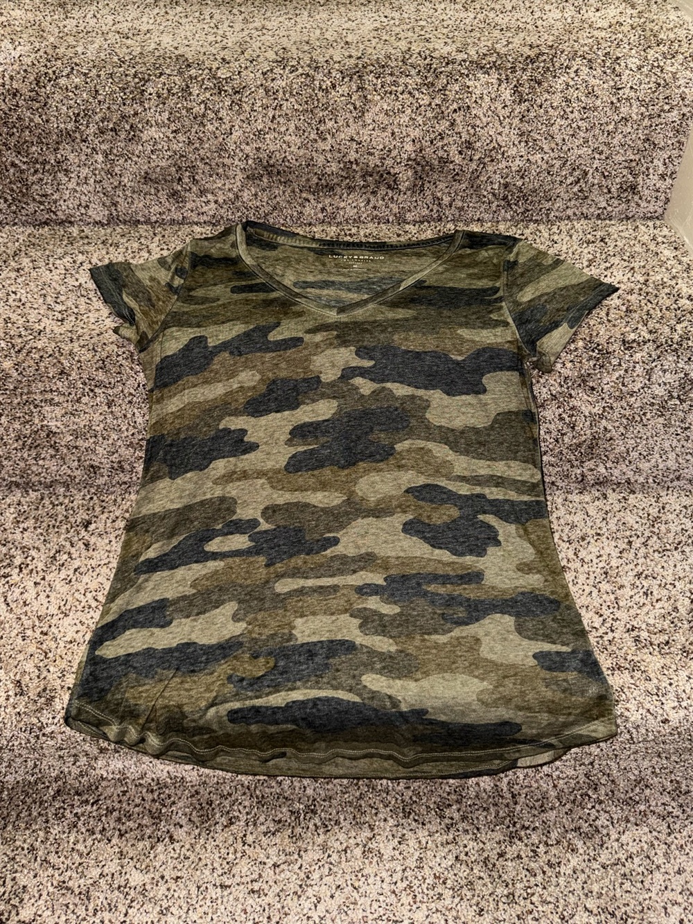Women’s Lucky Brand Camo T-Shirt